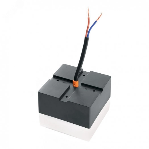 Светильник светодиодный ДПО-3вт 6500К 300Лм квадрат черный для светильников AL4020 36вт