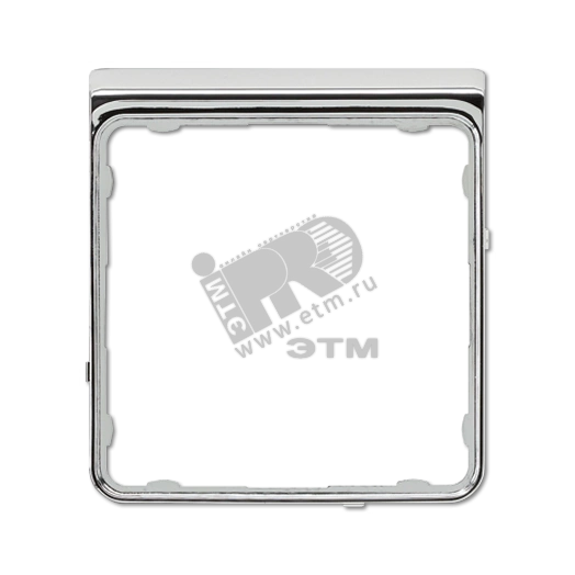 Рамка внешняя цветная полированный хром