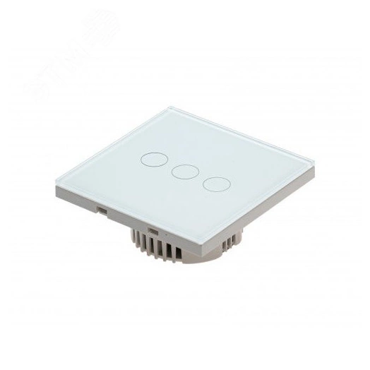 Умный выключатель, 3 клавиши, белый, без 0