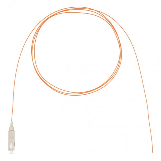 Шнур оптический монтажный (пигтейл), SC, OM2, нг(А)-HF, оранжевый, 1,5 м