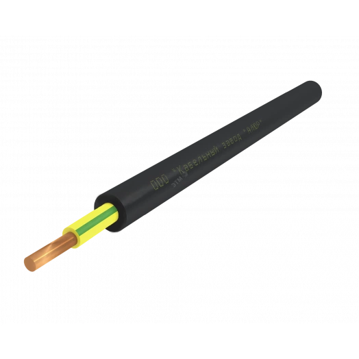 Кабель силовой ВВГнг(А)-LS 1х16 (PE)-0.660 однопроволочный желто-зеленый