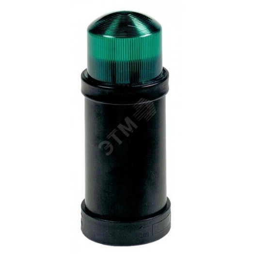 Линза вспышка диам.50 зеленая