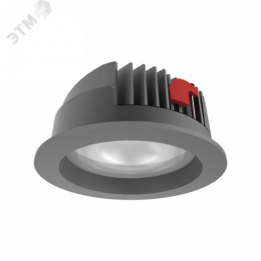 Светильник светодиодный ДВО-52Вт IP65 5000Лм 3000К DL-PRO IP65 серый