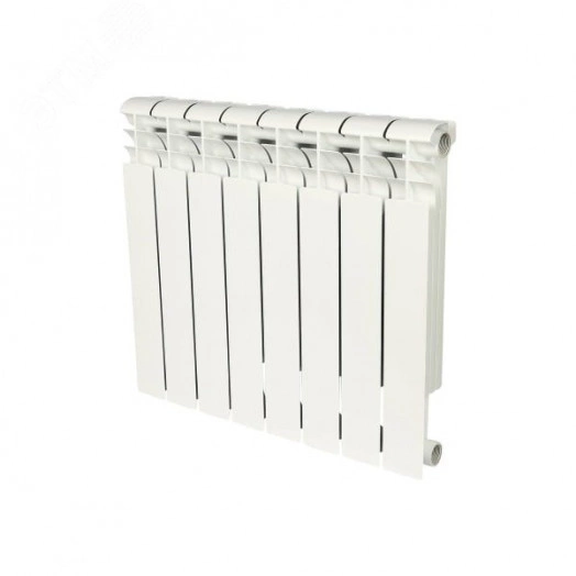Радиатор биметаллический секционный 500/80/8 боковое подключение