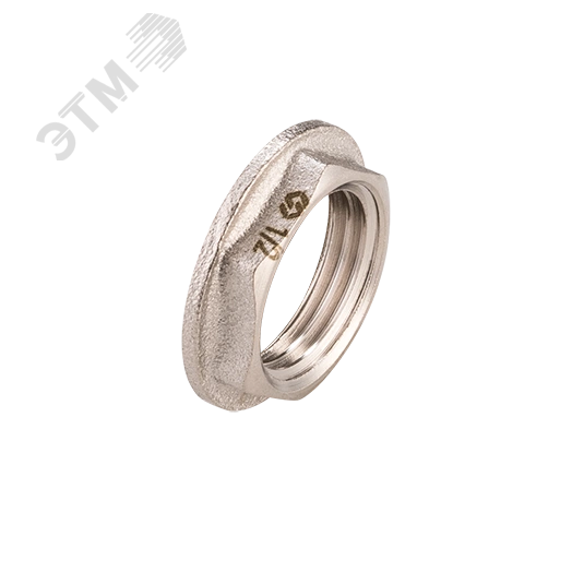 Контргайка 3/4' с упором, никелированная