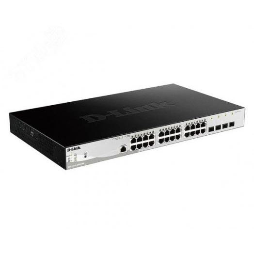 Kоммутaтор управляемый L2 28 портов 10/100/1000BaseT SFP DL-DGS-1210-28MP/ME/B2A