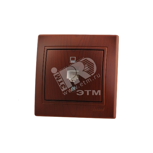 Мира Розетка компьютерная вишня