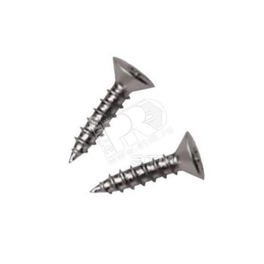 Шуруп универсальный 2,5х25 потайная головка, остроконечный, оцинкованный (25шт) - пакет