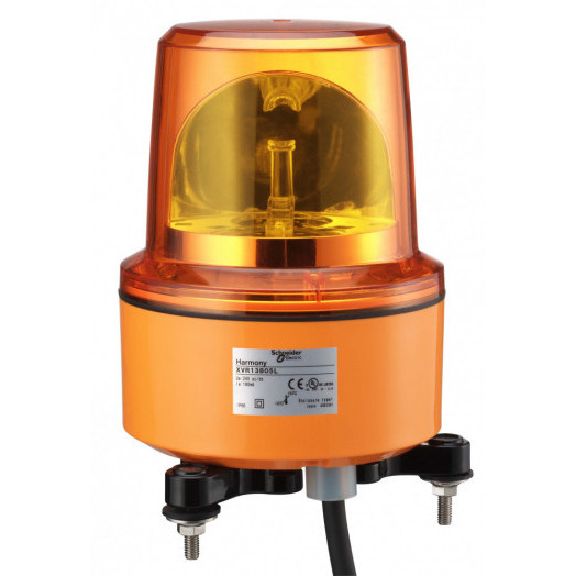Лампа маячок вращающаяся красная 120В AC 130 мм