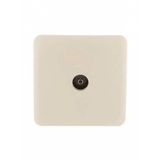 VIOLA Розетка ТВ оконечная крем