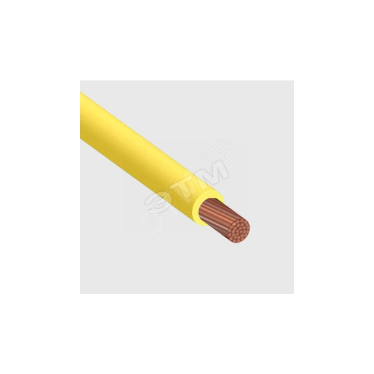 Провод силовой ПуГВнг(А)-LS 1х16 желтый
