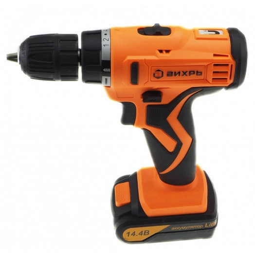 Дрель-шуруповерт аккумуляторная ДА-14,4Л-2К (2,0 А/ч) Вихрь