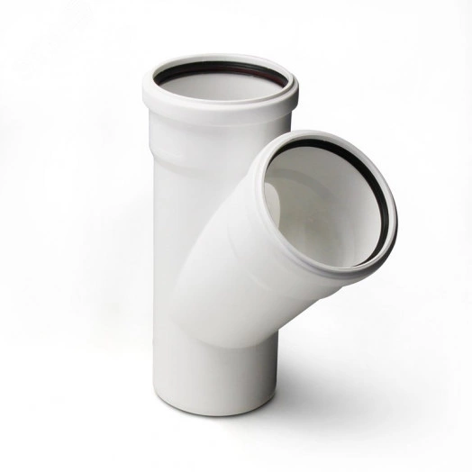 Тройник для малошумной канализации 40x40 мм 45 град.