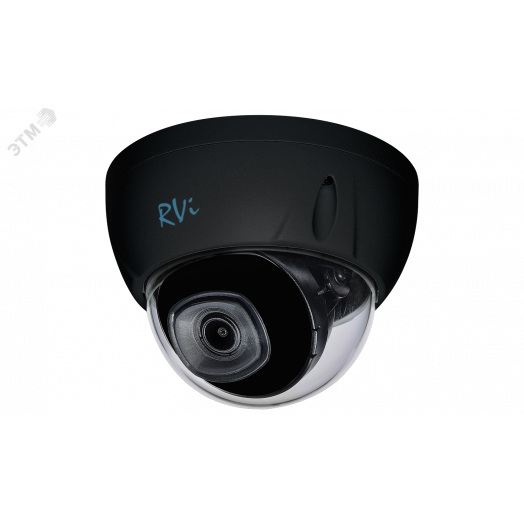 Видеокамера IP 2МП купольная c ИК-подсветкой до 50м IP67 чёрный корпус (2.8мм)