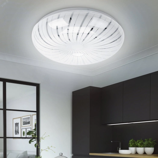 Светильник потолочный светодиодный SPB-6-36-6,5K Meduza 6500К 1850лм ЭРА