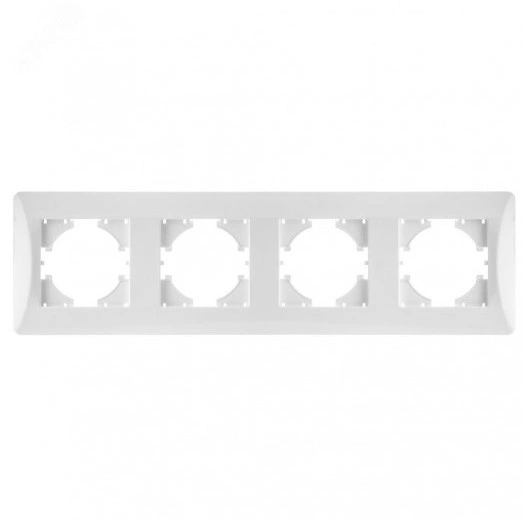 GUSI Ugra РАМКА 4-местная, цвет белый.