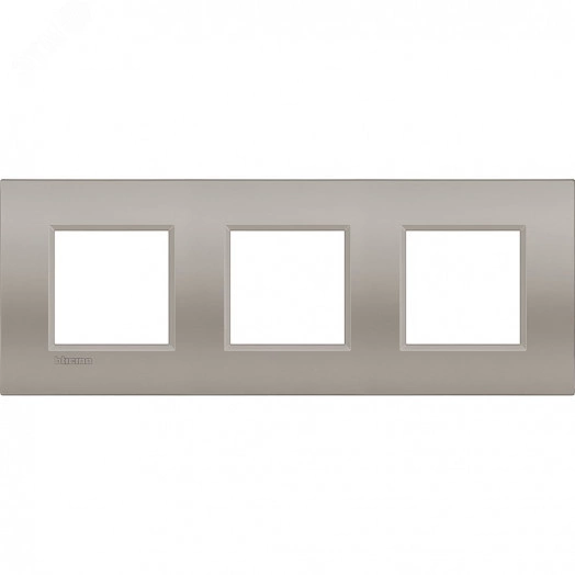 Livinglight. Рамка Air, немецкий стандарт 2+2+2 мод. Цвет ''Песчаник''