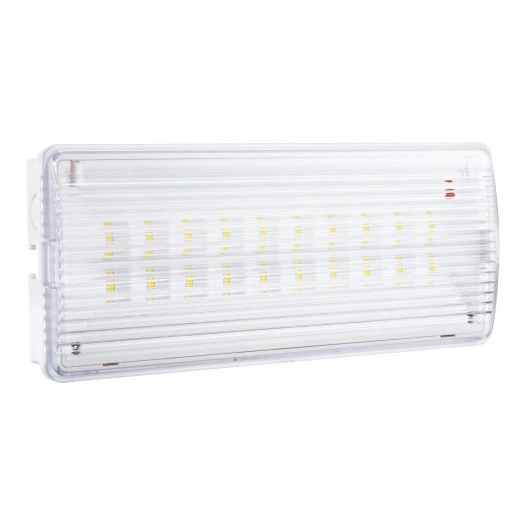 Светильник аварийного освещения PL-0145A с        постоянным и/или непостоянным (AC/DC) режимами    свечения