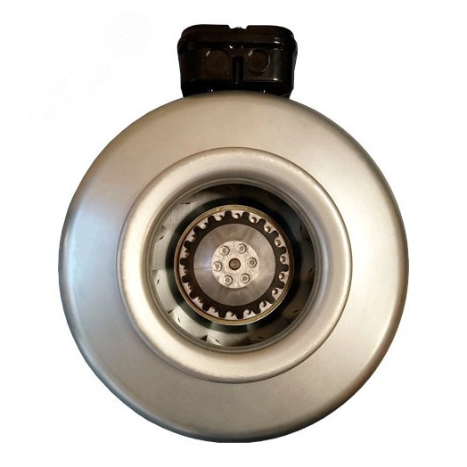 Вентилятор канальный круглый V(AC1)-100 в металлическом корпусе 0.06 кВт, 0.3А