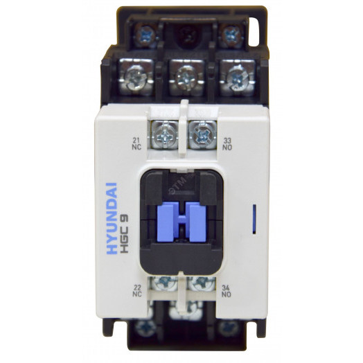 Магнитный контактор HGC9 11NS X220 9А 4 квт при АС3 (380-440В) напряжение катушки 220В АC 1НО+1НЗ