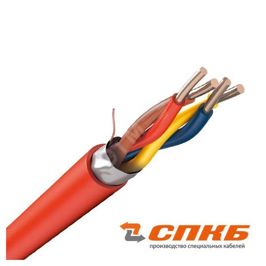 Кабель КПСТЭТнг(А)-HF 2х2х1.00 красный