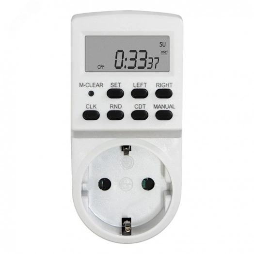 Розетка с таймером (недельная) TM24