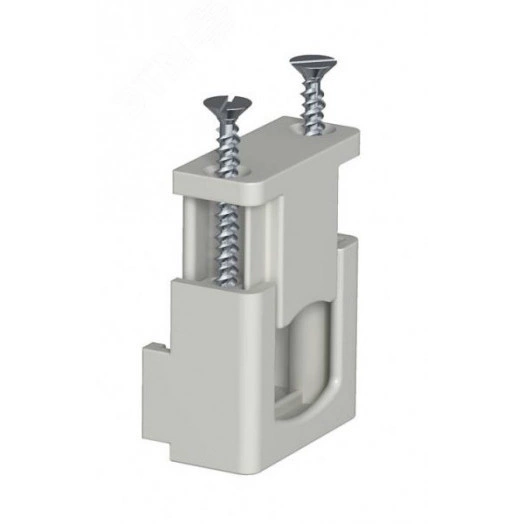 Фиксатор для монтажной коробки (ПВХ,серый)