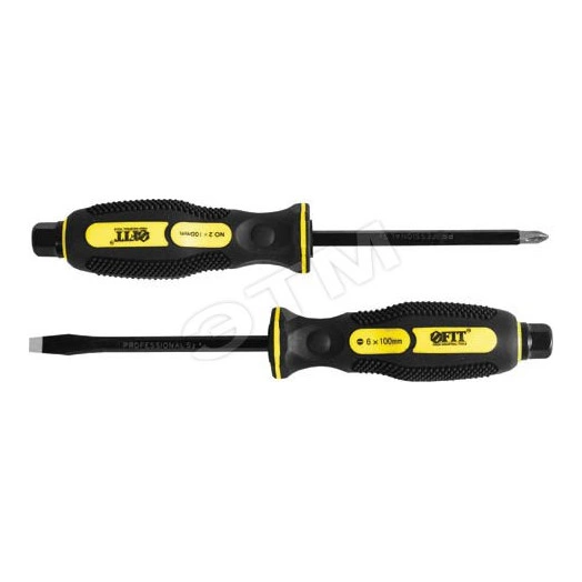 Отверткa ударная, сталь S2, шестигран.жало, боек под ключ, прорезиненная ручка, Профи 8х150 мм PH3