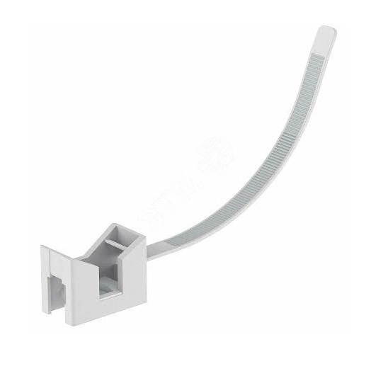 Кабельная скоба со стяжкой 7,5x280 мм (серый)