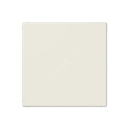 Крышка без отверстий для произвольных вырезов (с несущей платой)  Серия LS990  Материал- термопласт  Цвет- слоновая кость