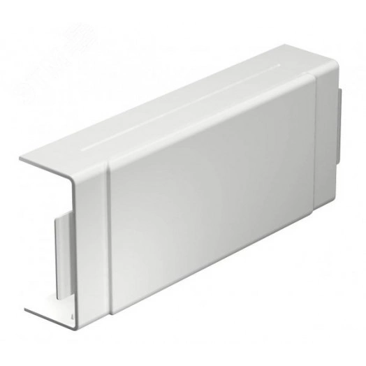 Крышка T-образной секции кабельного канала WDK 40x90 мм (ПВХ, белый)