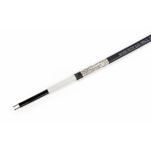 Саморегулирующийся греющий кабель FroStop Black для защиты от замерзания трубопроводов (DN 50-100мм) -18Вт/м ,230В, при 5C -водосточных труб и желобов - 28Вт/м в талой воде, 16Вт/м в воздухе при 0?С