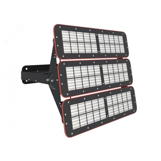 Прожектор LED УРАН ПРОМ (СБУ) 720Вт 101000Лм КСС К1 (25-30) 5,0К прозрачный рассеиватель IP67 (LE-СБУ-66-720-6556-67Х)