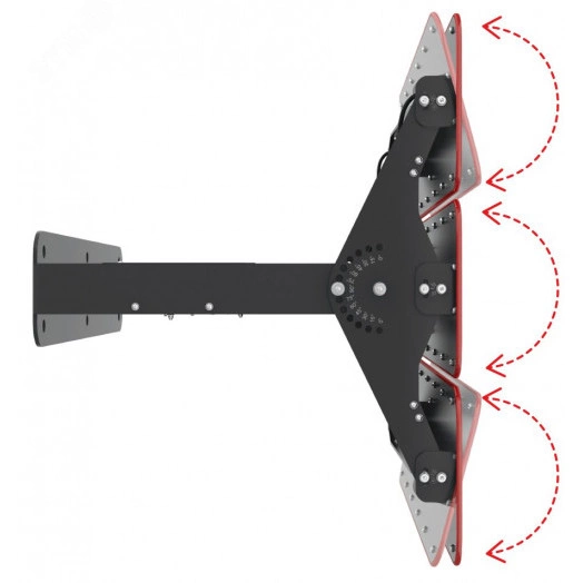 Прожектор LED УРАН ПРОМ (СБУ) 720Вт 101000Лм КСС К1 (25-30) 5,0К прозрачный рассеиватель IP67 (LE-СБУ-66-720-6556-67Х)