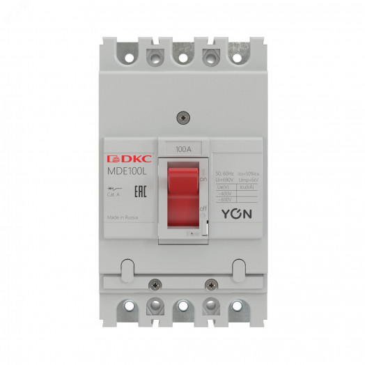Выключатель автоматический в литом корпусе YON MDE100L020