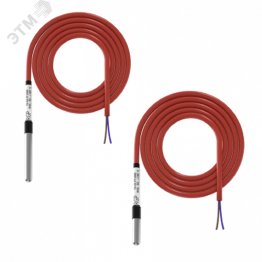 Датчик температуры от -50 до +180 C, NTC10k (3435), накладной, в гильзе 50 мм.