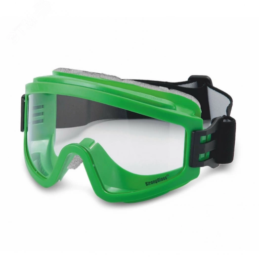Очки защитные закрытые с непрямой вентиляцией ЗН11 PANORAMA StrongGlass (2С-1.2 РС) (панорамное защитное стекло с непрямой вентиляцией, бесцветные, - 40...+130С)