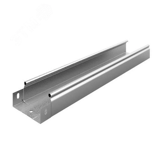 Металлический лоток неперфорированный 150х50х3000, толщ. 0,7 мм, Сендзимир цинк