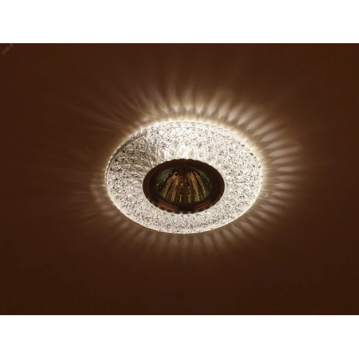 DK LD33 SL/WH Точечные светильники ЭРА декор cо светодиодной подсветкой MR16, прозрачный