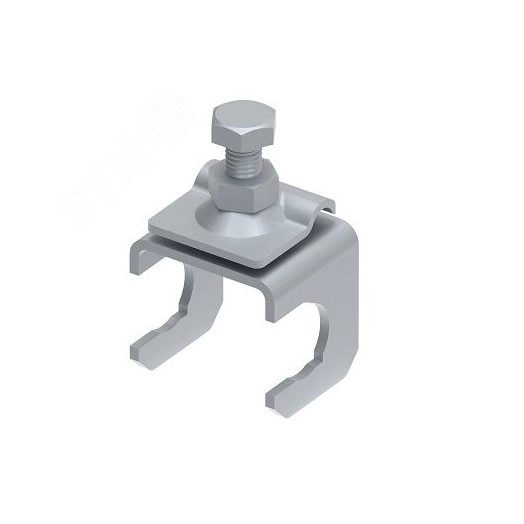 Соединитель арматурный для соединения полосы до 40 мм/арматуры 5-22 мм. Материал - горячеоцинкованная сталь.