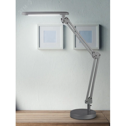 NLED-440-7W-S Светильники настольные ЭРА наст.светильник NLED-440-7W-S серебро