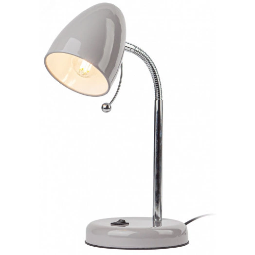 Светильник настольный  N-116-Е27-40W-GY серый (16/96) ЭРА