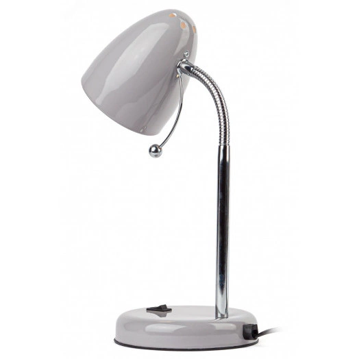 Светильник настольный  N-116-Е27-40W-GY серый (16/96) ЭРА