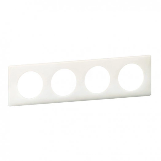 Рамка, четырехпостовая, белый глянец