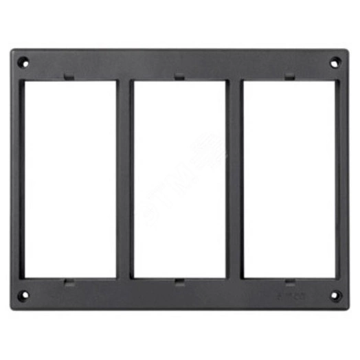 Connect Рамка на 3 S-модуля к монтажной коробке SBM250, Сима Про, графит