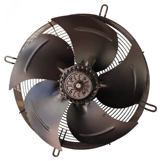 Вентилятор осевой нагнетающий YWF4D-400B-G 380В с защитной решеткой