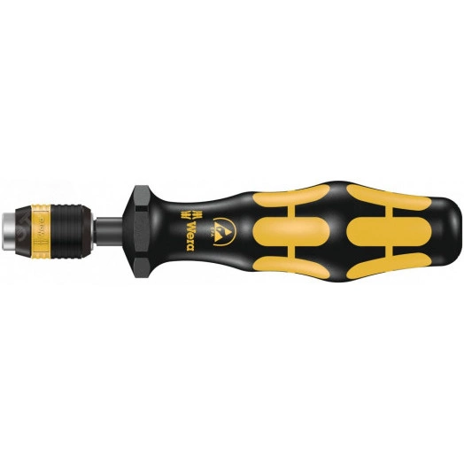 Отвертка динамометрическая антистатическая 1.2 Нм 1.20-3 Нм патрон Rapidaptor для бит 1/4 C/E 6.3 погрешность ± 6%. 7461 ESD Kraftform