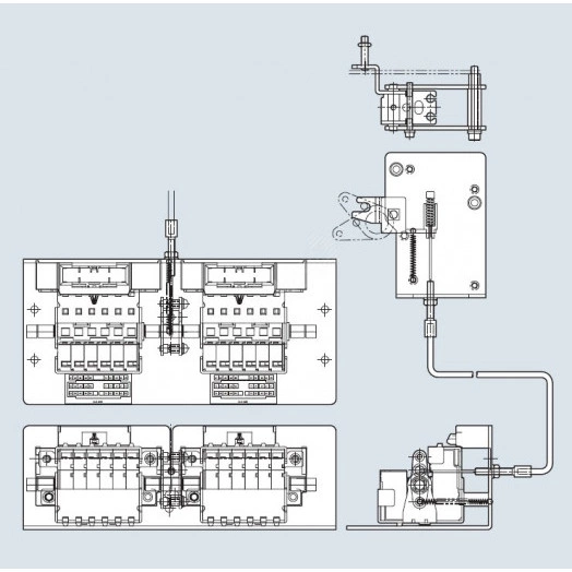 Датчик положения автоматического воздушного выключателя в корзине TOTAL ASS'Y,MOC,AN,AS,AH,200~6300A