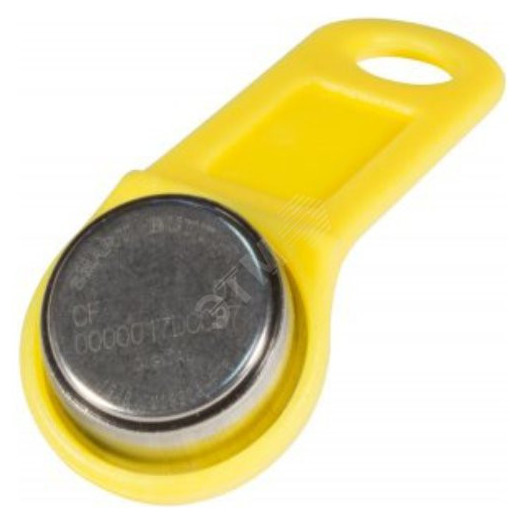 Ключ Touch memory DS 1990 желтый цвет