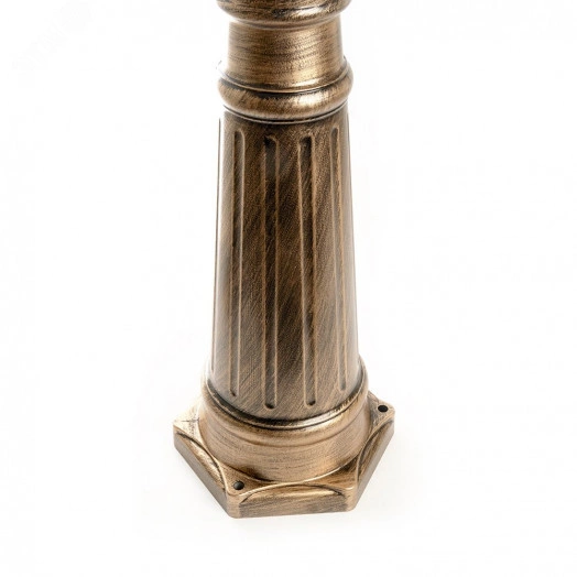 Светильник НТУ-2х60w столб-2м.Е27,IP44,чер.зол.   Feron